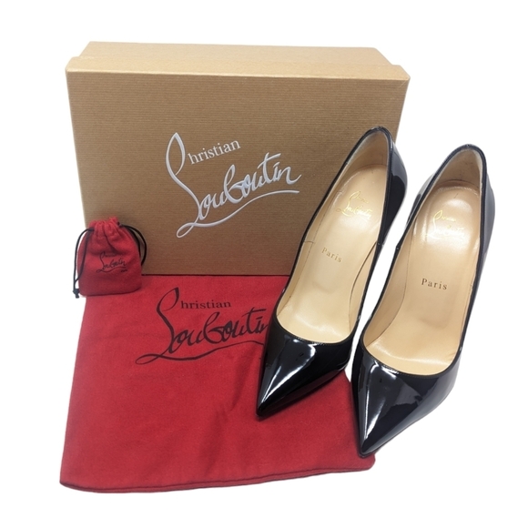 Christian Louboutin Authentic So Kate 120 Black Patent Leather Pump Size EU 39 - Picture 2 of 15